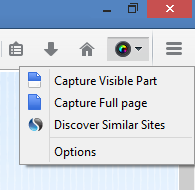 Awesome Screenshot on the Firefox extension