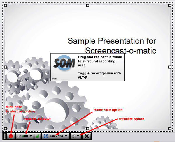 Sample screencast