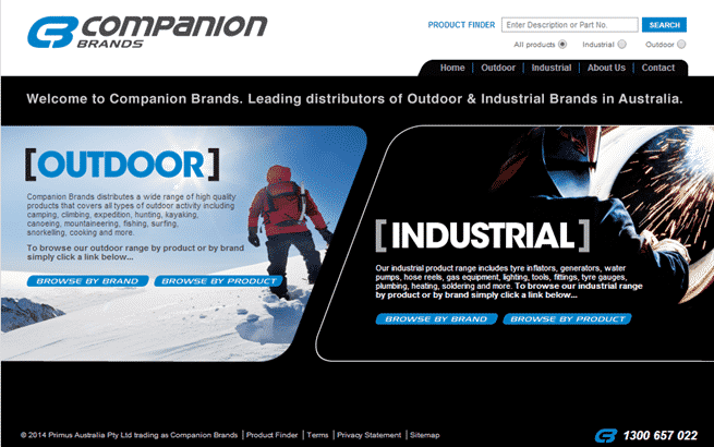 Companion Brands online store