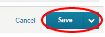 Save button