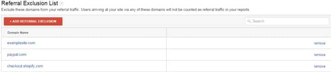 Referral Exclusions