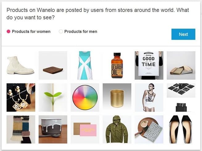 Wanelo products