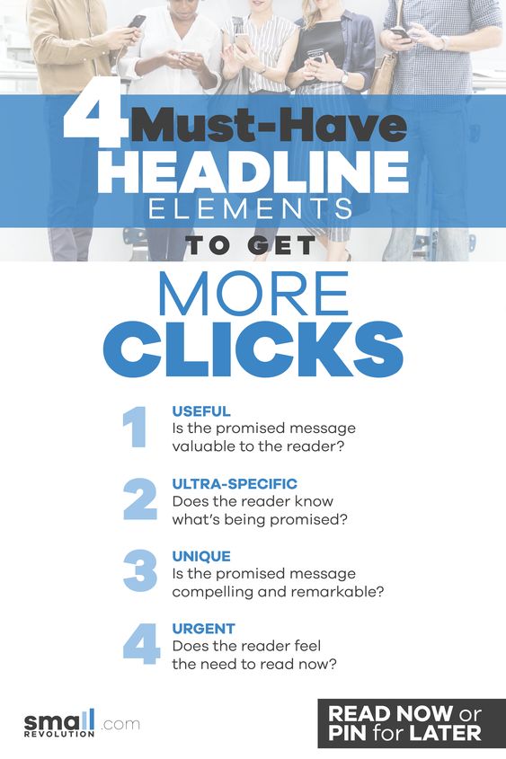 4 must-have headline elements to get more clicks