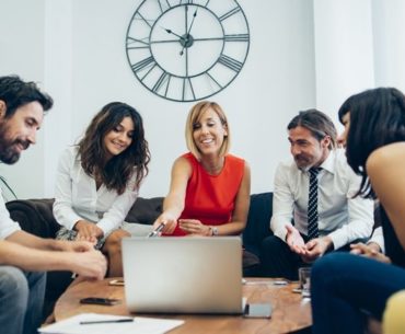 business people having a meeting