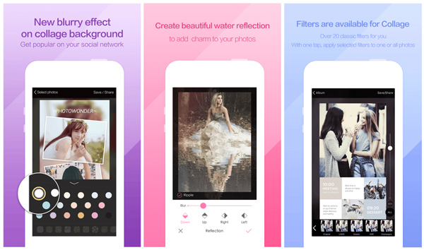 photowonder app interface