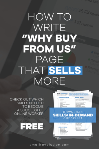 How to Write a Why Buy From Us Page That Sells More