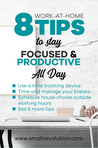 8 Work from home tips to stay focused and productive all day