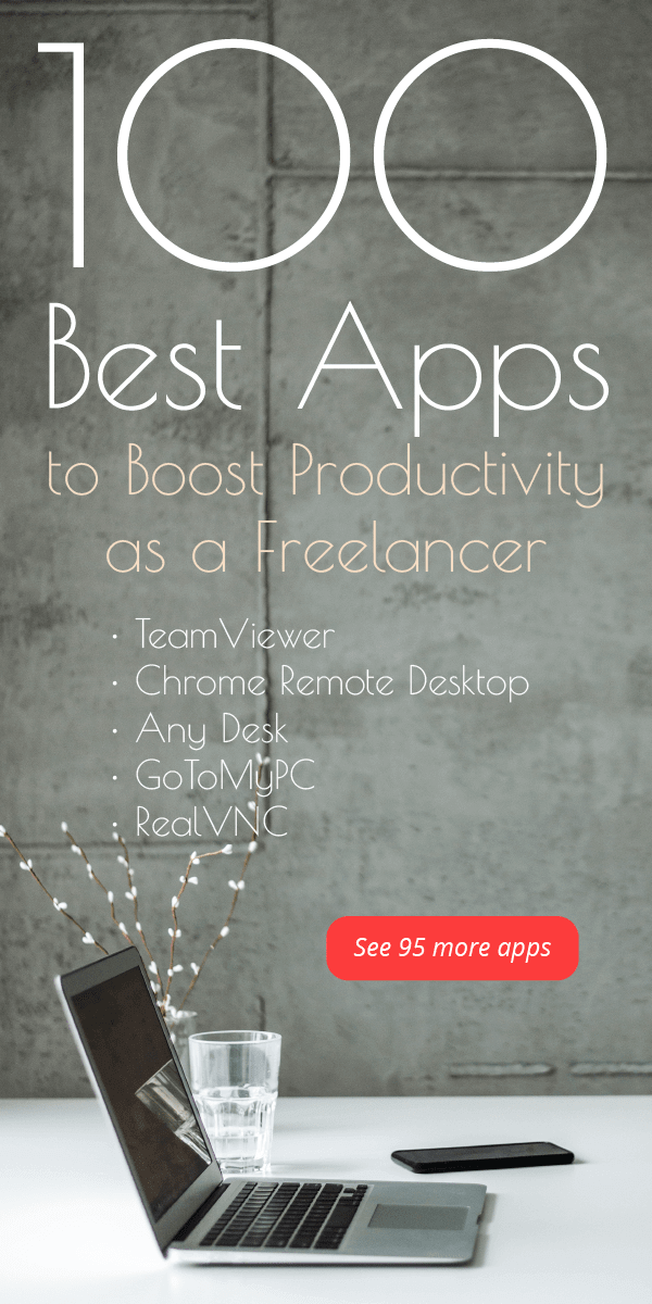 100 best apps to boost productivity as a freelancer