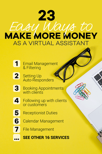 23 ways to make more money as a virtual assistant