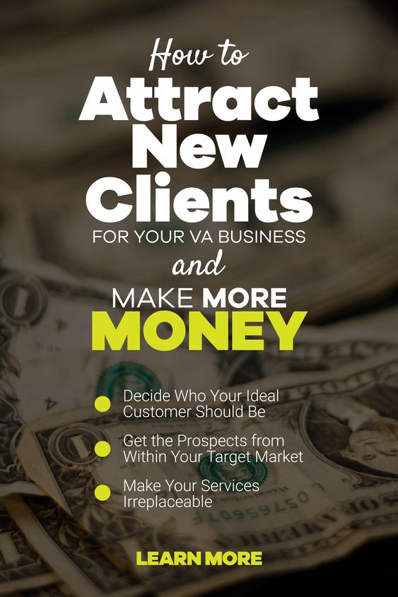 How to attract new clients for your VA business and make more money