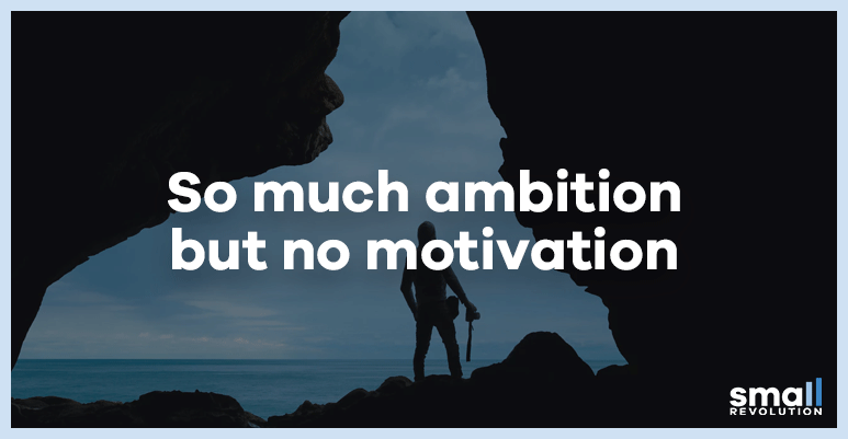 ambition motivational quote
