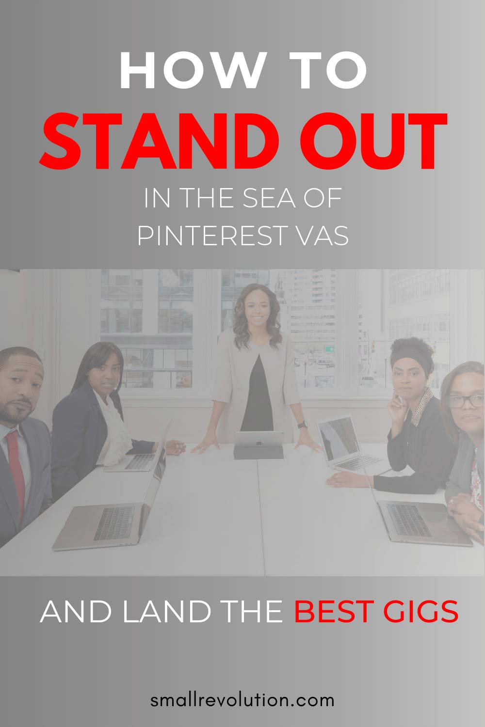 Pinterest VAs doing presentation to clients