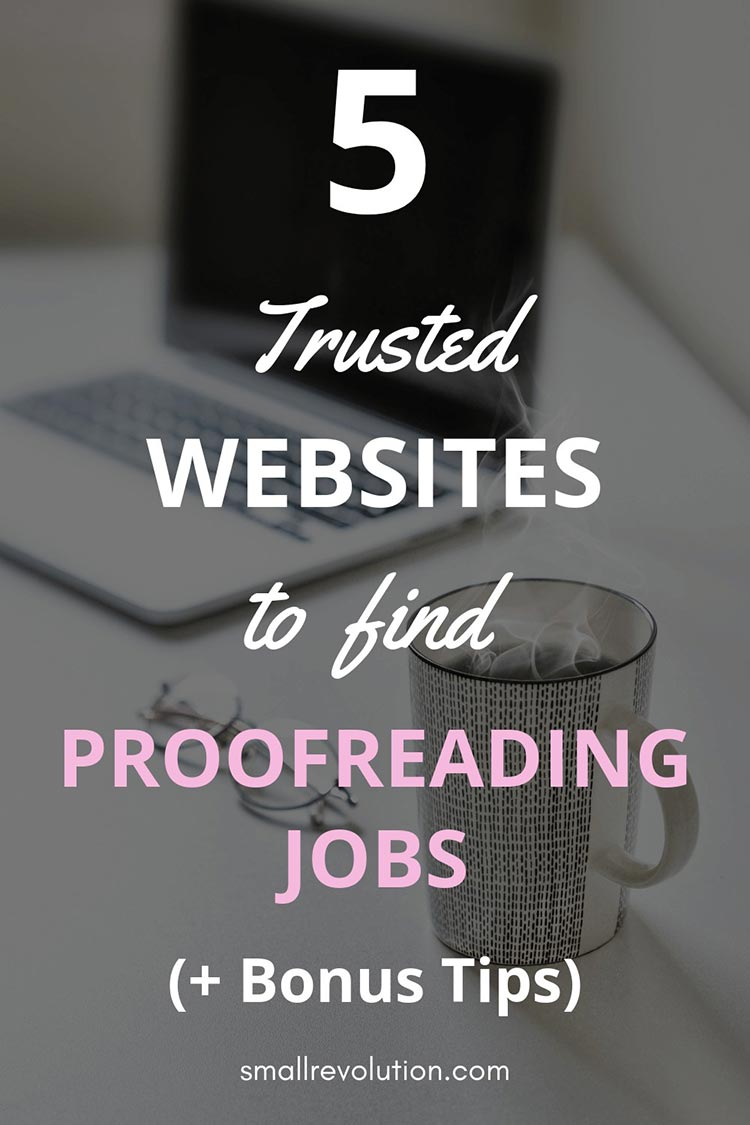 5 websites to find proofreading jobs