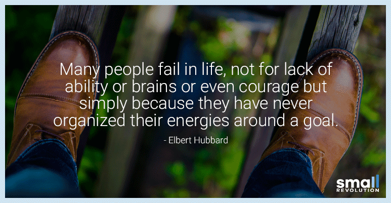 Elbert Hubbard motivational quote
