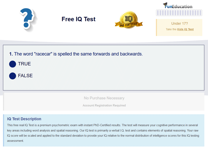 Free IT test