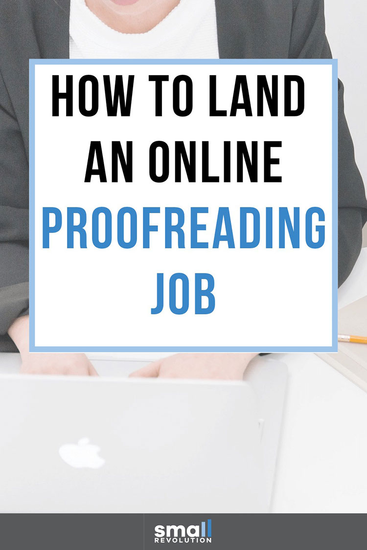 How to land an online proofreading job