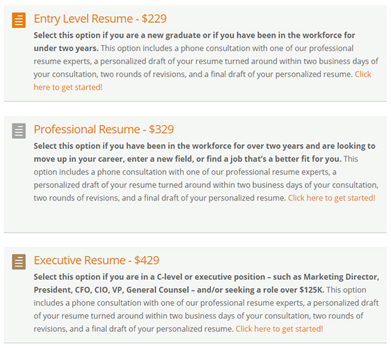 Resume Services