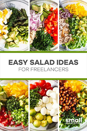 Easy freelancers salad ideas