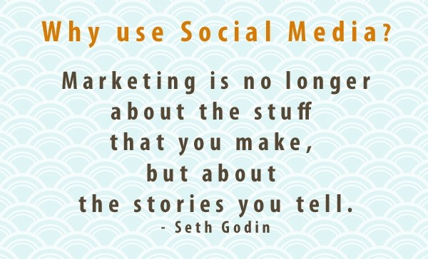 why use social media post by Seth Godin