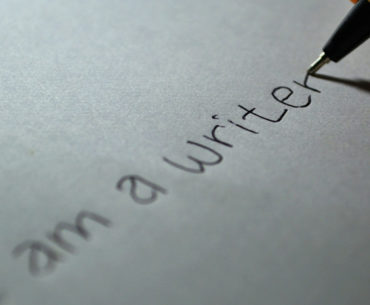 Writer written on the paper