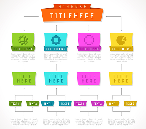 Fun and colorful diagram template