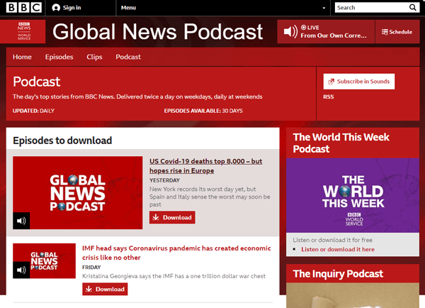 BBC News Global Podcast 24/7