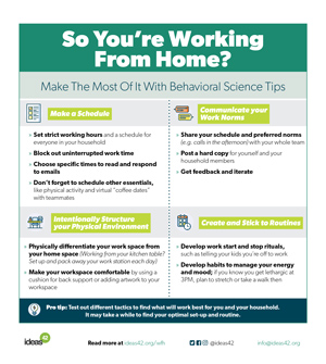 working from home infographic