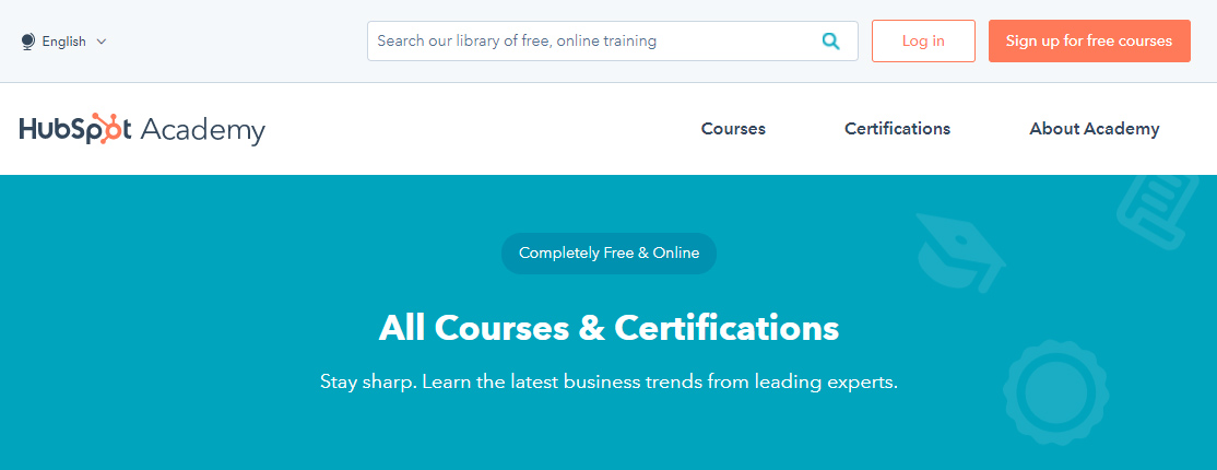 Learn how to sell by taking copywriting courses from HubSpot Academy