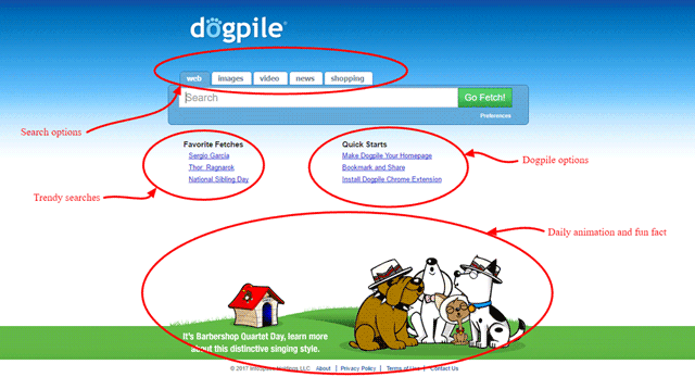 Dogpile search engine