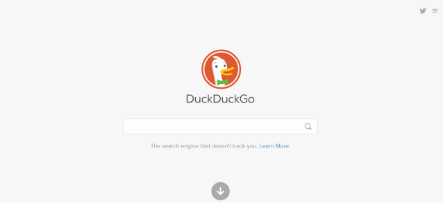 DuckDuckGo search result