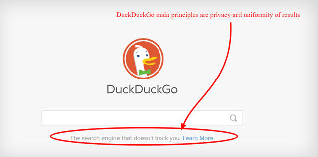 DuckDuckGo search engine