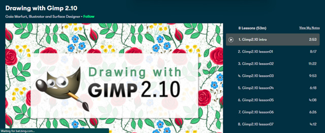 Drawing with Gimp course by Gaia Marfurt