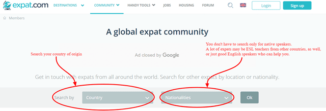 global expat community