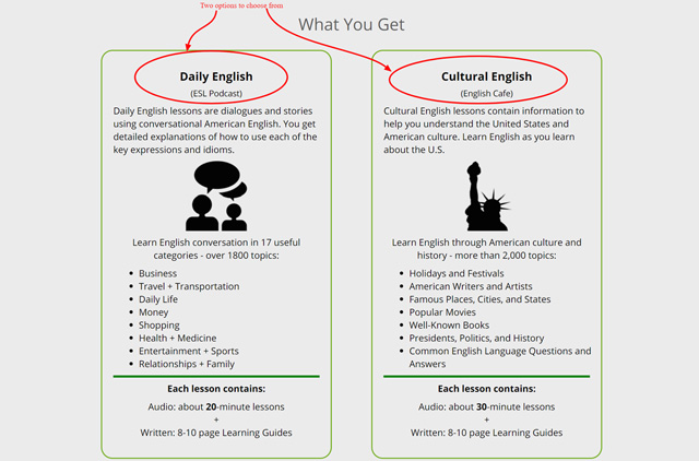 courses offered by ESL Pod