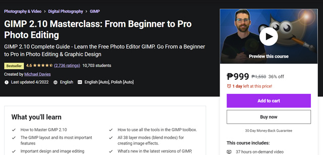 From Beginner to Pro Photo Editing course