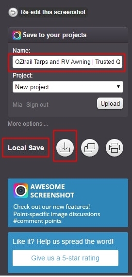 awesome screenshot saving tools