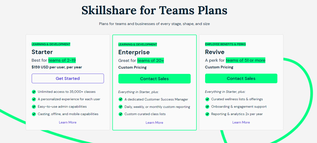 business plans skillshare