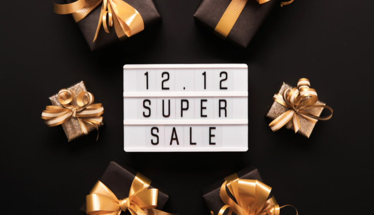 super sale holiday promotion