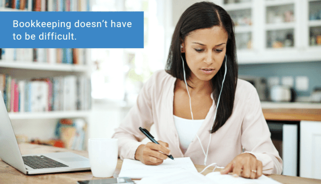 bookkeeping doesn't have to be difficult