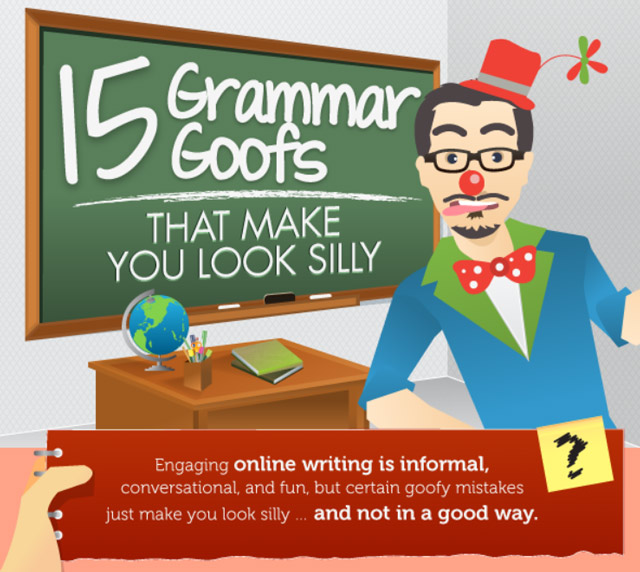 15 grammar goofs