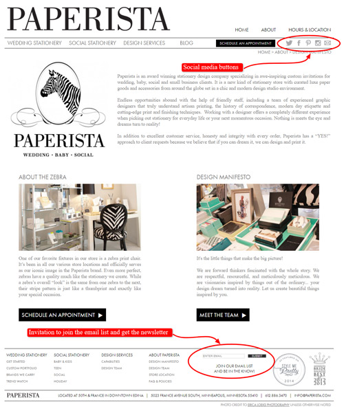 paperista homepage