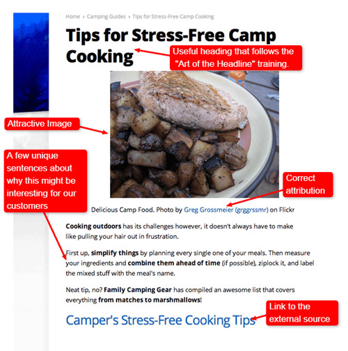 tips for stress-free camp cooking