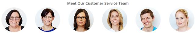 meet our customer service team