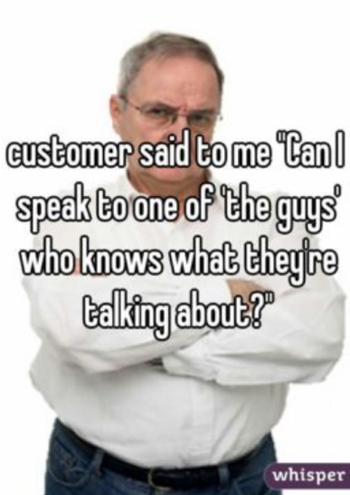 customer said