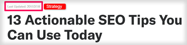 actionable SEO tips 