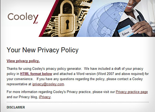 cooley privacy