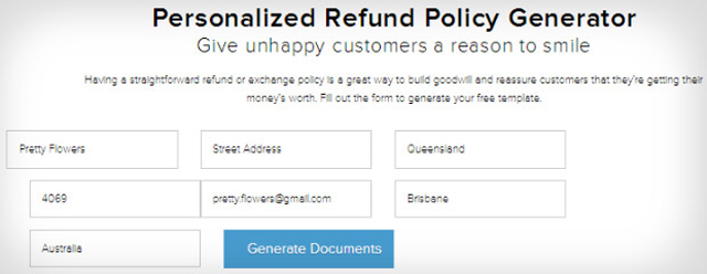 personalized refund