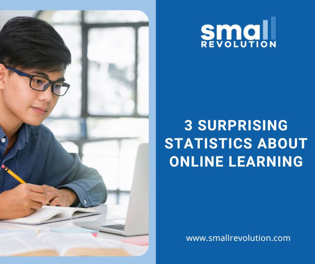 3 surprising statistics about online learning Facebook promo