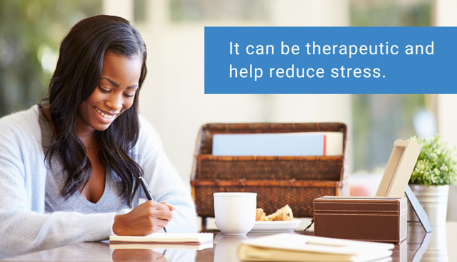 it can be therapeutic and help reduce stress