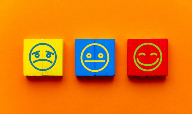 different facial emoji expression